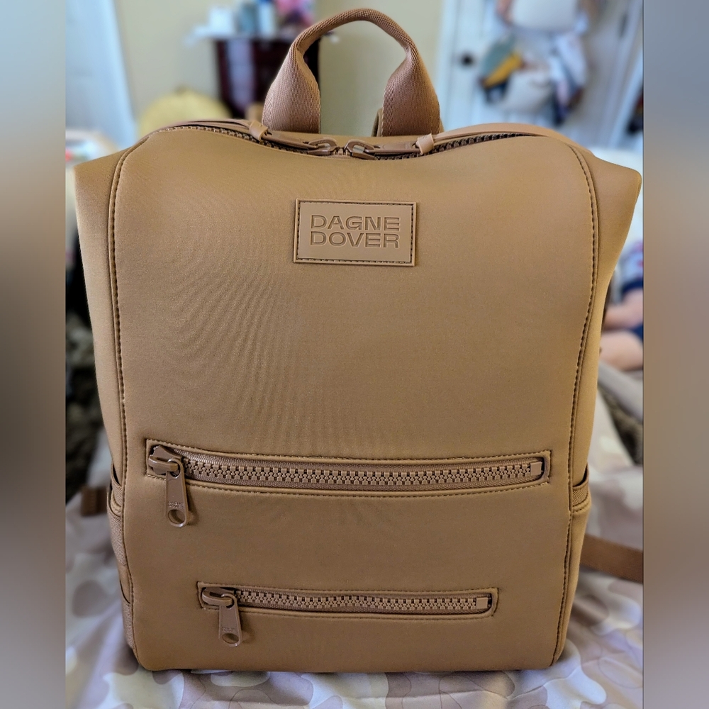 Dagne Dover Camel Indi Diaper Bag Backpack